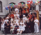 Das Gruppenphoto der Abiturienten.